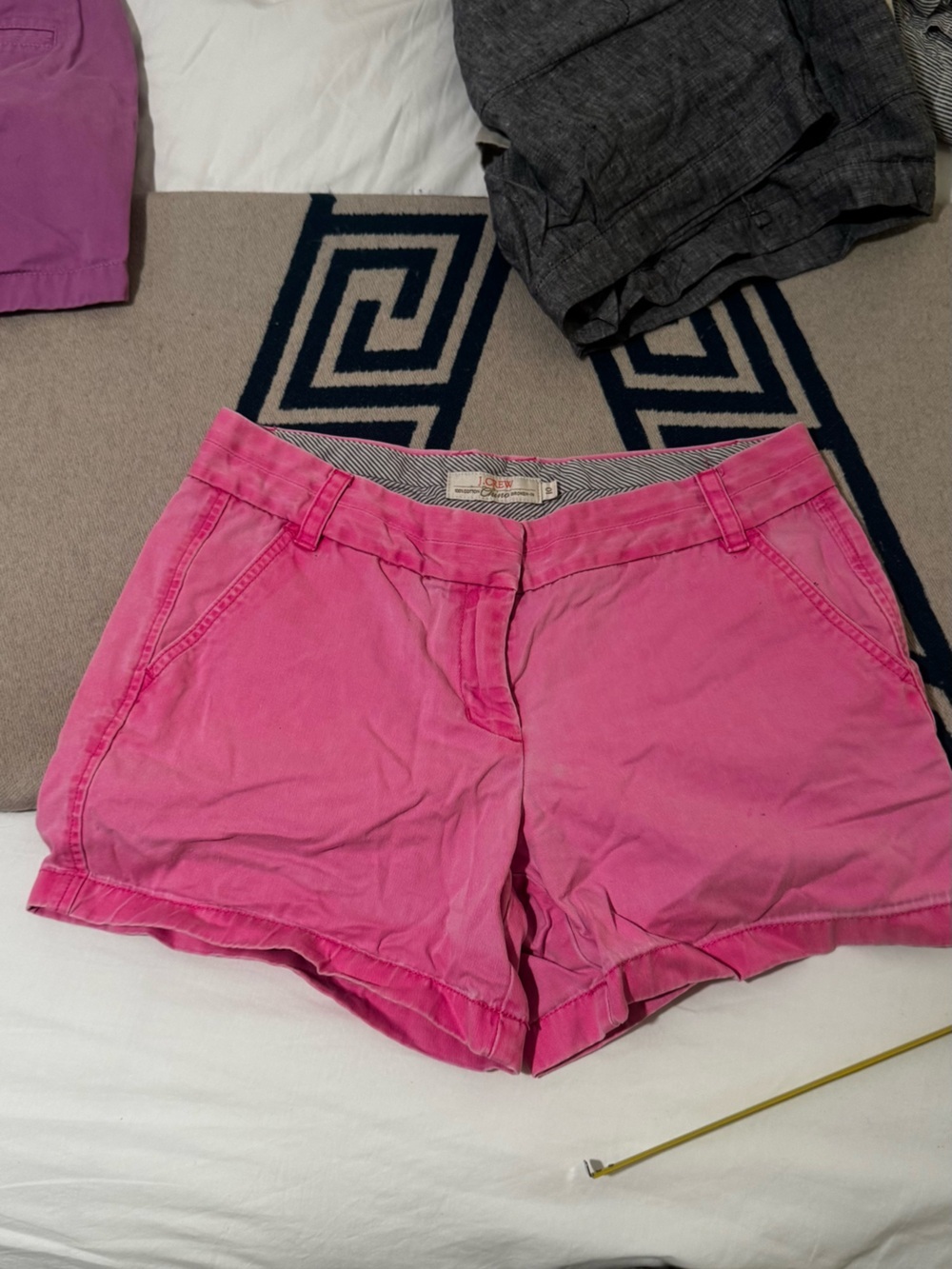 Pink Women's Casual Cotton Shorts